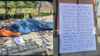 Pune Man Sleeps On Footpath Outside Office In Protest After Salary Delay, Viral Post Leaves Internet Stunned