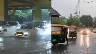 Delhi Rain: Heavy Downpour Causes Waterlogging In THESE Areas; Over 130 Flights Delayed | Video