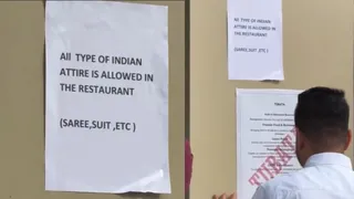 Delhi Restaurant Changes Dress Code Policy, Puts Up ‘All Indian Clothes Allowed’ Notice After Facing Backlash