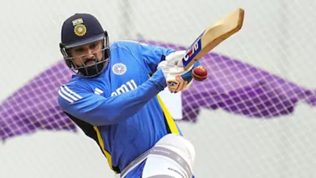 india-national-cricket-team-vs-australia-national-cricket-team-rohit-sharma-sweats-it-out-at-nets-gears-up-for-odi-series-against-australia-watch