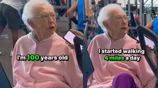 100-Year-Old Woman Walks Over 6 Km Every Day To Stay Fit, Her Exercise Mantra For Longevity Will Surprise You | VIRAL VIDEO