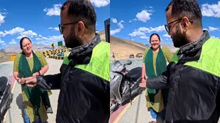 Chandigarh Woman Travels Solo To Ladakh On Scooty, Internet Calls Her Truly Inspiring: 'Aunty Is A Legend'