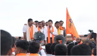 Karnataka BJP Launches 'Dharmasthala Chalo Yatra' As Thousands Of Devotees Rally In Support Of Temple