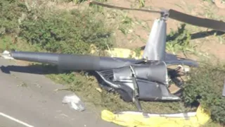UK Helicopter Crash: Three Killed As Chopper Spirals Into Field During Flight Training | VIDEO