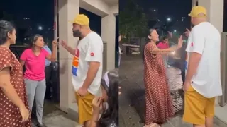 ‘Hindi Hi Bolunga’: Man Refuses To Speak Marathi During Ganesh Festival Prep, Woman Threatens Him With Police Complaint | Viral Video