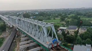 Mumbai-Ahmedabad Bullet Train Update: NHSRC Completes Ninth Steel Bridge Over NH-48 For High-Speed Corridor In Gujarat
