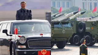China’s Xi Shows Off Most Advanced Weapons, Robot Dogs And New ICBM Missiles At Military Parade | PICS