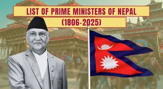 Complete List Of Prime Ministers Of Nepal, From 1806 To 2025