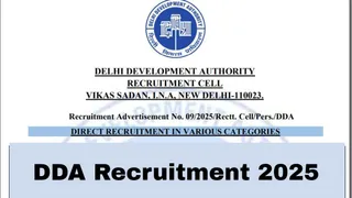 DDA Recruitment 2025: Apply Online For 1732 Vacancies Including JE-Stenographer At dda.gov.in; Post-Wise Eligibility, Key Dates & More Details Here