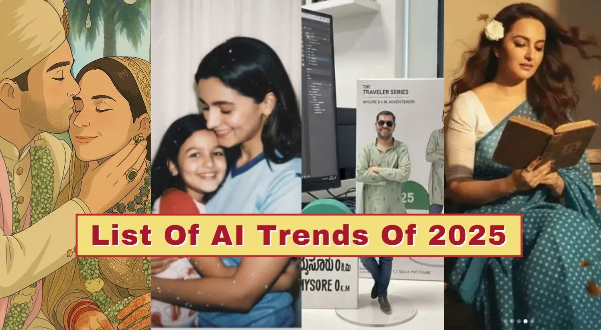 AI Trends Of 2025 That Took The Internet By Storm: Ghibli, Gemini Retro ...