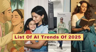 AI Trends Of 2025 That Took The Internet By Storm: Ghibli, Gemini Retro Saree And More