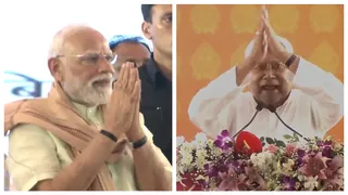 Bihar CM Nitish Kumar Makes Classroom Moment To Thank PM Modi At Purnea Rally: 'Kahe Baithe Ho Khada Ho...' | Watch