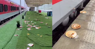 Mizoram: Viral Video Shows Sairang Station Littered Just 24 Hours After Inauguration; Railways Respond | Watch