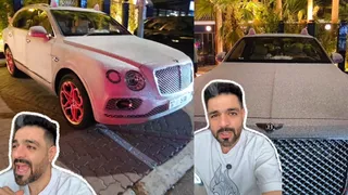 Crystal-Covered Bentley With Cat Ears In Dubai Leaves Internet Shocked, Viral Video Screams Luxury