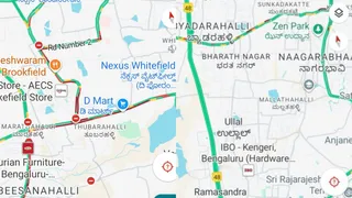 bengaluru-traffic-viral-post-shows-heavy-congestion-in-east-smoother-roads-in-west-netizens-say-lets-keep-it-secret
