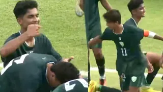 After Haris Rauf, Pakistan U-17 Footballers Spark Controversy With 'Tea', ‘Fighter Jet’ Celebrations Against India | Watch