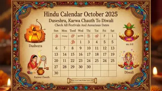 hindu-calendar-october-2025-dussehra-karwa-chauth-to-diwali-check-all-festivals-and-auspicious-dates
