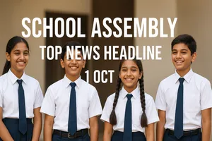 Today’s School Assembly News Headlines (Oct 1): Congress Appoints New Haryana Chief, Speed Post New Rates and Other News