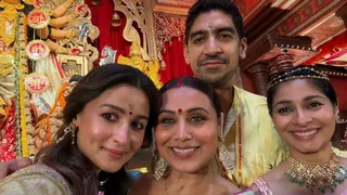 Alia Bhatt Stays Calm As Fan Holds Her Arm For Photo At Durga Puja Pandal; Shares Heartfelt Post From Celebration