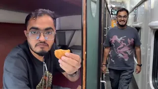 Travel Vlogger Shows Rajdhani Express Luxury: Private Cabin, Shower And 3 Meals For Just Rs 5,500 | VIDEO