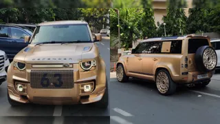 This Custom Gold-Wrapped Land Rover Defender Is One Of 300 Units; Watch Viral Video