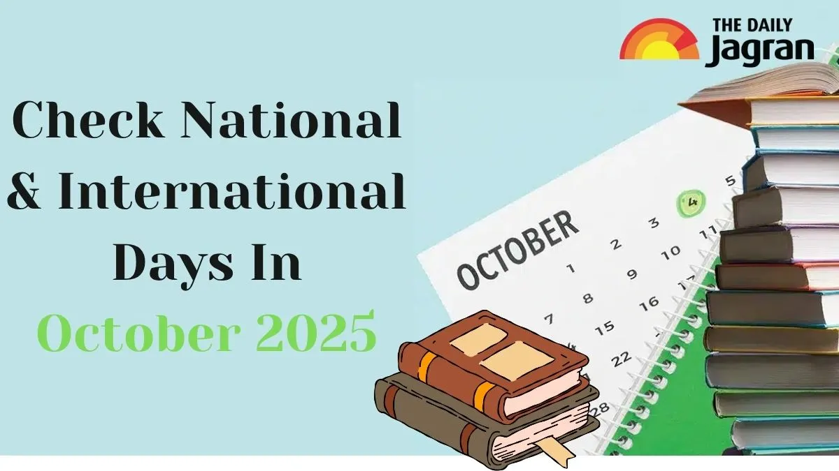 Octodeer List Of Important National And International Days And Dates In October 2025