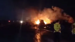 Jaipur-Ajmer Highway Blast: 1 Dead, Several Injured As LPG Truck Carrying 200 Cylinders Explodes After Tanker Collision