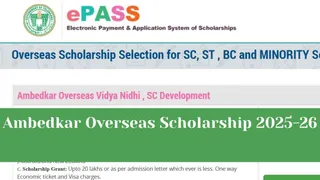 Ambedkar Overseas Scholarship 2025-26: Telangana Government Opens Applications for Rs 20 Lakh