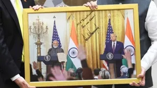 'Mr Prime Minister, You Are...': Sergio Gor Gifts Trump's Signed Photo To PM Modi, Handwritten Message Goes Viral Amid Trade Tensions