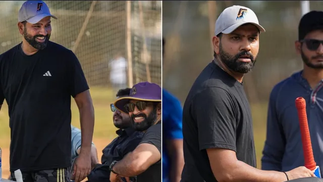 india-vs-australia-news-rohit-sharma-abhishek-nayar-turns-bodyguard-manages-huge-crowd-at-shivaji-park-video