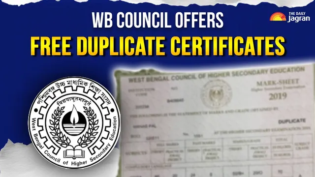 west-bengal-council-of-higher-secondary-education-offers-dree-duplicate-certificates-to-floodaffected-students