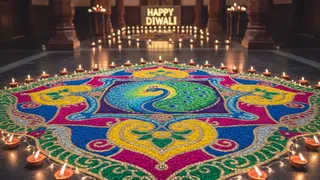 Happy Diwali 2025: Beautiful And Colourful Rangoli Designs To Brighten Up Your Home This Deepawali