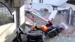 'Mera Beta Toh Chalayega': Mother Defends After 14-Year-Old Son Runs Over Bikers, Crashes Car Into Wall In MP | VIDEO