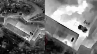 Drone Footage Shows Taliban Dropping Bomb On Pakistani Military Post | VIDEO