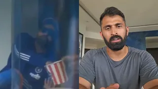 india-national-cricket-team-vs-australian-mens-cricket-team-match-scorecard-rohit-sharma-eating-popocorn-video-abhishek-sharma-viral-reaction-ind-vs-aus-1st-odi-updates