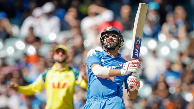 ind-vs-aus-rohit-sharma-becomes-first-indian-cricketer-to-score-1000-odi-runs-against-australia-india-national-cricket-team-vs-australia-mens-cricket-team