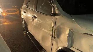 UP Minister Narrowly Evades Accident On Agra-Lucknow Expressway As Truck's Tyre Bursts, Hits Her Car