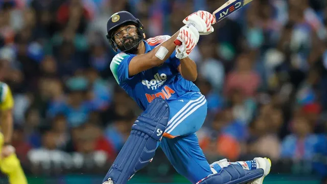 rohit-sharma-matches-sachin-tendulkar-with-9th-century-against-australia-smashes-50th-international-hundred-rohit-batting-stats-and-records-ind-beat-aus-in-3rd-odi