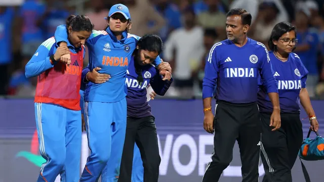 india-womens-national-cricket-team-vs-australia-womens-national-cricket-team-match-scorecard-pratika-rawal-knee-and-ankle-injury-bcci-update-icc-womens-world-cup-2025-updates