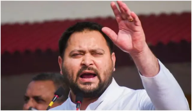bihar-polls-tejashwi-yadav-pledges-double-allowance-rs-50-lakh-insurance-pension-for-panchayat-officials