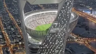 Saudi Arabia's 'Sky Stadium': A 46,000-Seat World Cup Arena Suspended 350 Metres Above The Desert | VIDEO