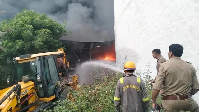 meerut-news-fire-guts-electronics-warehouse-near-shobhapur-rs-2-crore-loss-estimated