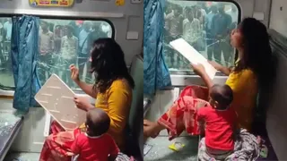 Furious Woman Breaks Train Window After Losing Purse, Claims RPF Failed To Help: ‘Mera Purse Chahiye, Baat Khatam’