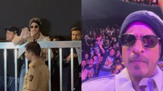Shah Rukh Khan Waves At Fans; Shares Glimpse From His 60th Birthday Celebration