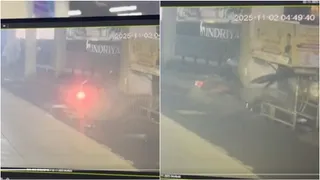 On Camera, Three Killed After Speeding Car Spins And Hits Pune Metro Pillar, Liquor Bottles Found In Vehicle | VIDEO