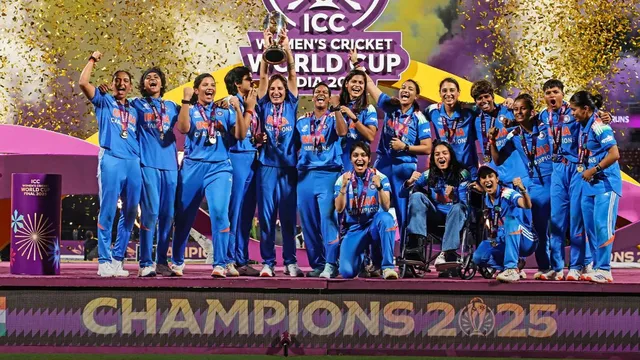 indian-womens-team-reaches-delhi-to-meet-pm-narendra-modi-after-womens-world-cup-victory-ind-w-captain-harmanpreet-kaur-amol-muzumdar-jemimah-rodrigues