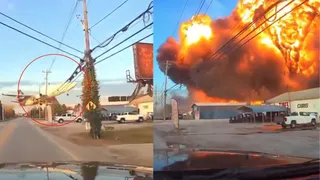 Kentucky Plane Crash: New Video Shows UPS Plane Roll, Explode In Fireball Feet From Stunned Car Driver | WATCH