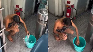 Jhansi Man Takes Bath In Train To Make Viral Reel, Ends Up Getting ‘Wash’ Of Trouble With Railways