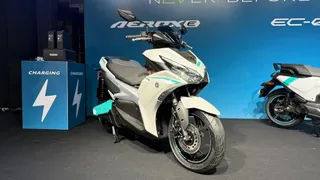 Yamaha Aerox Electric Unveiled: 106KM Range, TFT Display And More