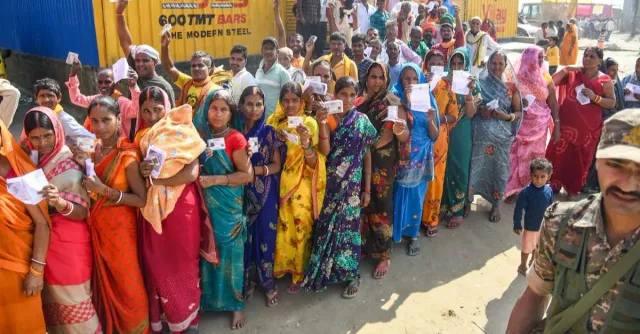 bihar-election-2025-second-phase-of-voting-records-highest-ever-turnout-at-68-52-kishangnj-voter-turnout-highest